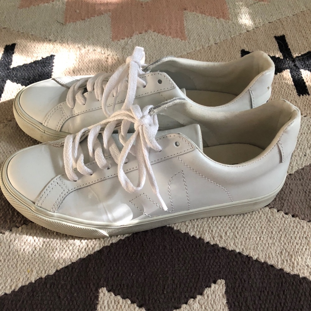 Veja x Madewell White Sneakers